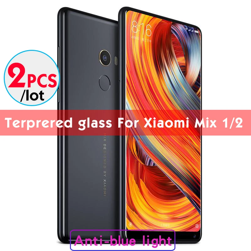 2 шт./лот закаленное Стекло для xiaomi mi на возраст 6, 8, 9, SE lite mi x max 2 3 Экран протектор для xiaomi 8 lite mi 9 A2 lite с защитой от УФ-излучения - Цвет: for xiaomi MIX2