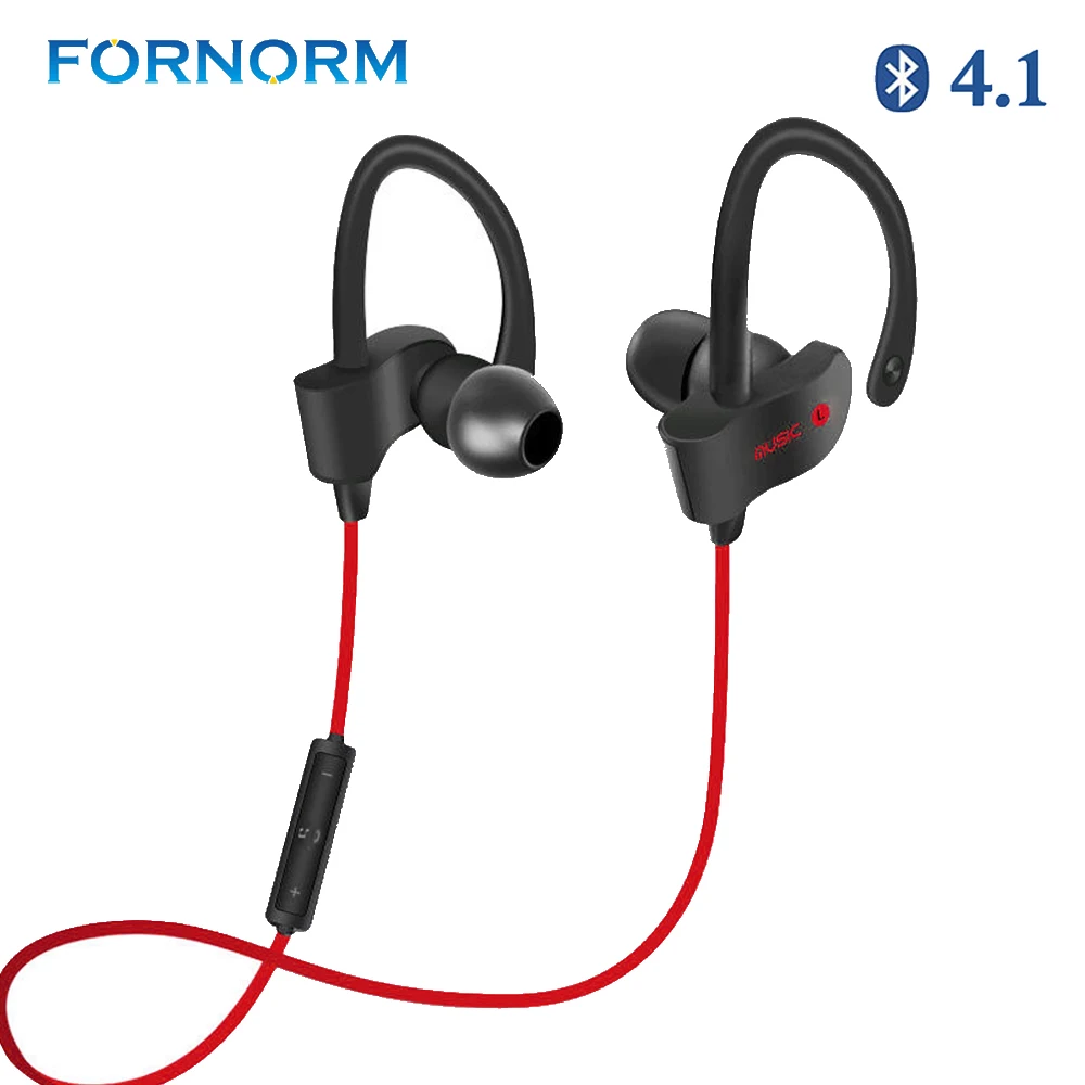 Bluetooth 4 1 Беспроводная гарнитура стерео музыка наушники с ушным крючком