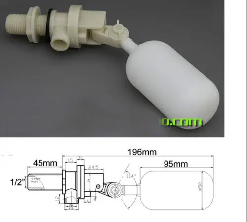 Плавающий клапан DYKB 1/2 &quotили 3/4&quot для гидрологики резервуаров корыта воды