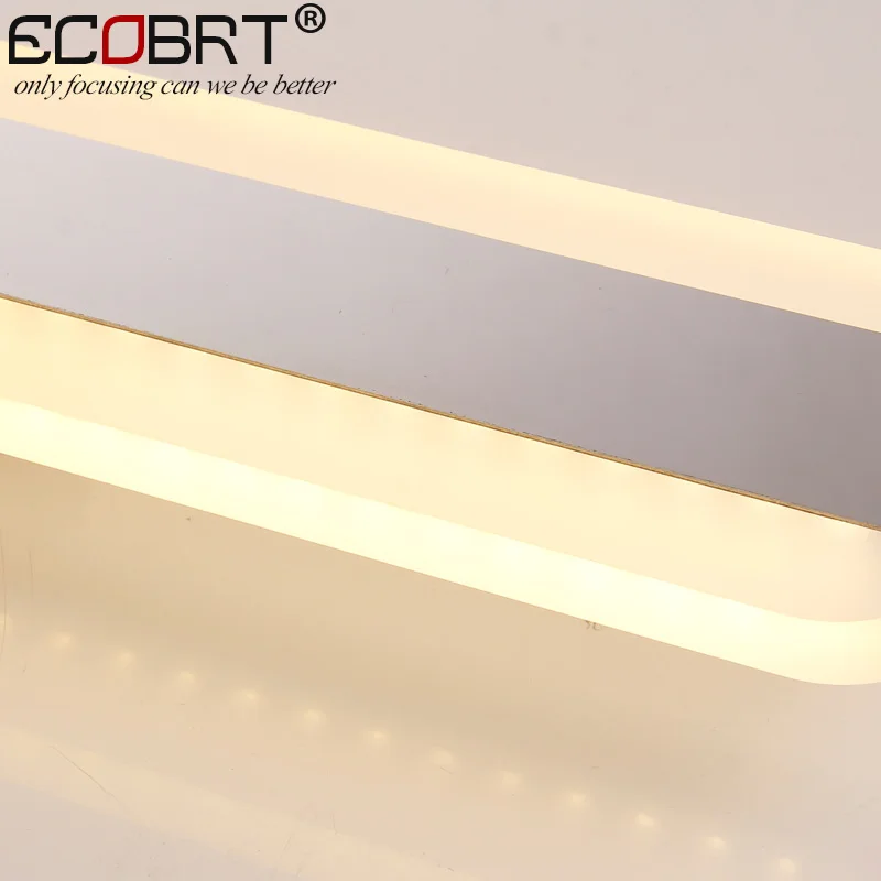 ECOBRT современные светодиодные зеркальные лампы 40 см 50 длинные квадратные