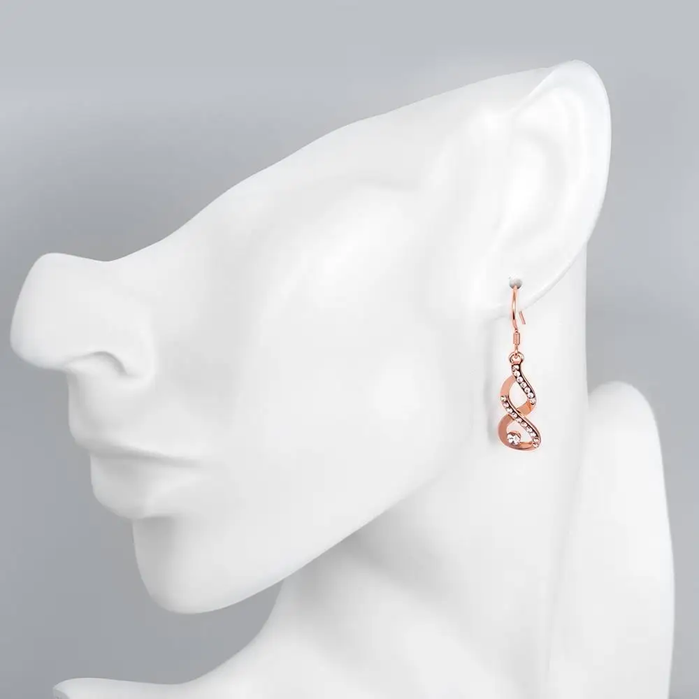 Long Drop Crystal Earrings for Women with Shining Rhinestone Fashion Jewelry Design Earring For Suitable Wedding  | Украшения и