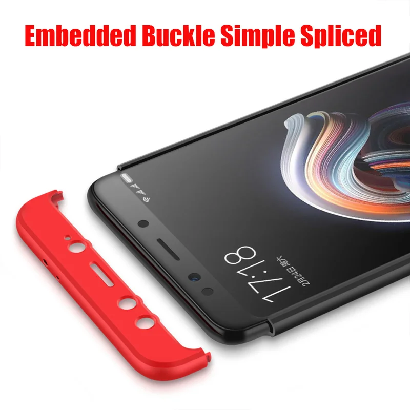 360 Degree Protection Case For Xiaomi Mi A1 5X Mi6X A2 Luxury Cover Hard PC Shockproof Phone Cases for xiomi mia 1 mi mia2 coque |