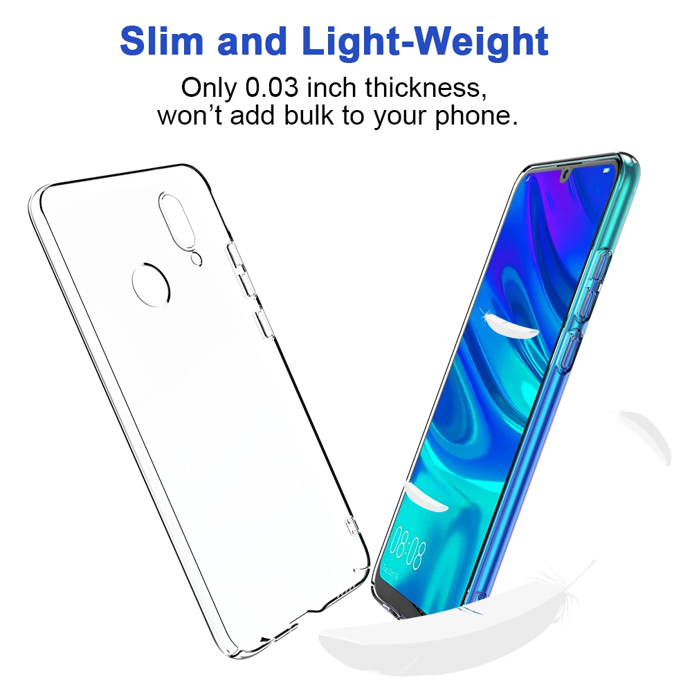 Anti Scratch Phone Case For Huawei P Smart 2019 Clear Silicone Soft Cover |