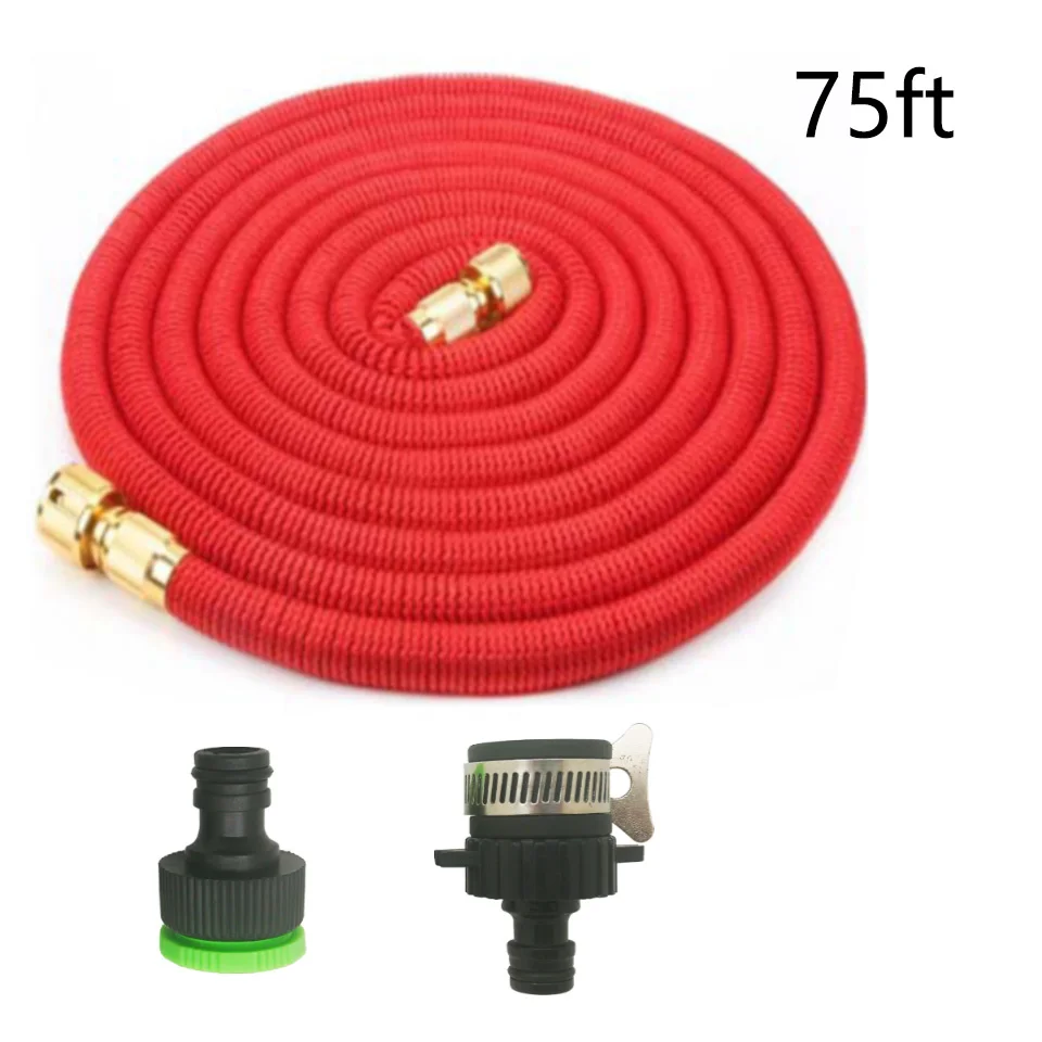 Irrigation Hose A558 Irrigation Hose Garden Hose Expandable Magic Flexible Water Hose Pipe High Pressure Water Gun Power Washer Spray Nozzle Car Wash - Цвет: Irrigation Hose A558