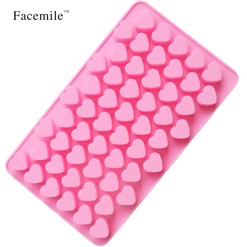 55 отверстий форма сердца любовь конфеты силиконовая декоративная поднос для