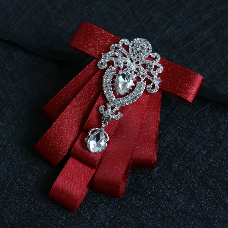 Для мужчин diamond воротник рубашки галстук жених Groomsmen Англии и