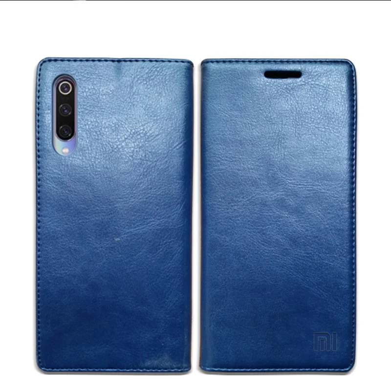 Чехол для Xiaomi Mi 9 роскошный флип-чехол из натуральной кожи Mi9 Магнитный