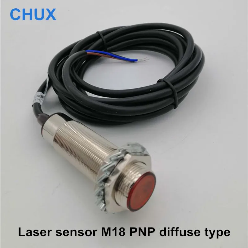 Лазерный датчик, фотоэлектрический переключатель, видимый диффузный Красный Инфракрасный датчик PNP, нерегулируемый переключатель расстояния 2-50 см Лазерный датчик, фотоэлектрический переключатель, видимый диффузный Красный Инфракрасный датчик PNP, нерегулируемый переключатель расстояния 2-50 см