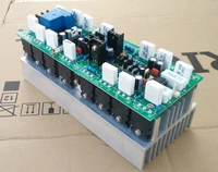 high power assembled hifi 1000w mono amplifier board ttc5200tta1943 with heatsink