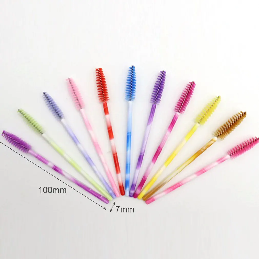

50pcs Eyelash brushes Makeup brushes Disposable Mascara Wands Applicator Spoolers Eye Lashes Cosmetic Brush Makeup Tools