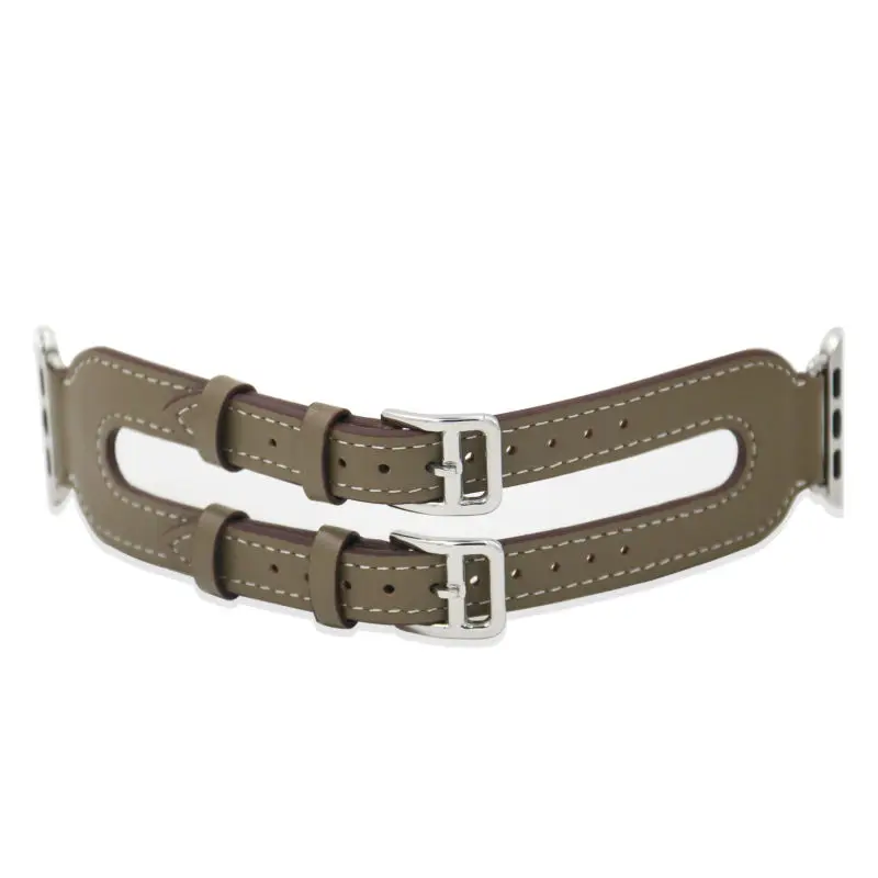 Двойной кожаный ремешок для часов из натуральной кожи Apple Watch 42 мм 38 серия 3/2/1|strap for