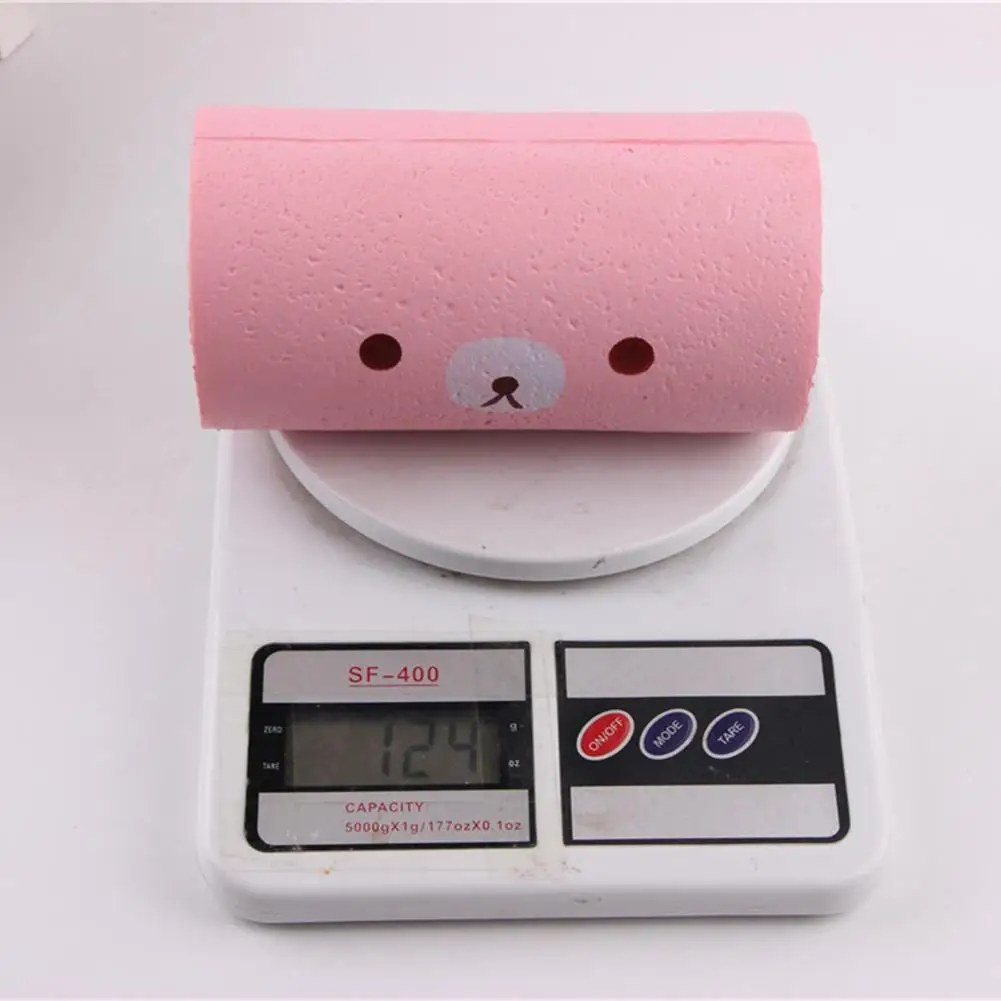 15 см милый мультфильм медведь торт рулон медленно растет хлеб сладкие