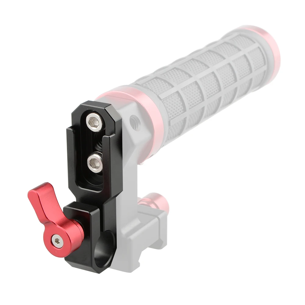 CAMVATE Single 15 мм стержневой зажим с холодным башмаком (Red Wingnut) C1663|15mm rod clamp|rod clamp15mm |