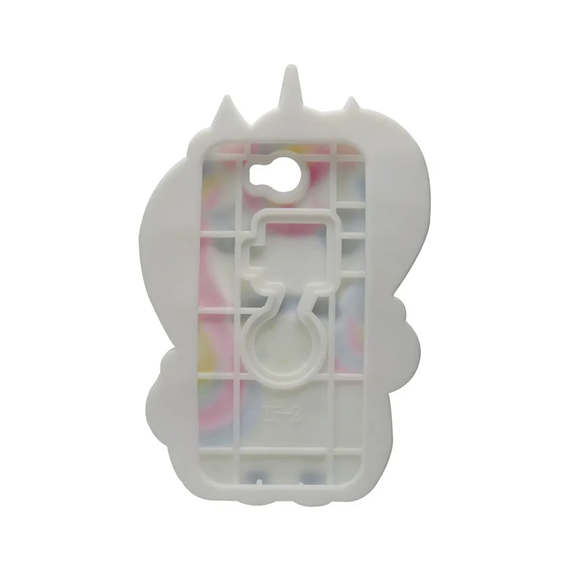 Soft Silicone Phone Cover Case For huawei Y5 II 2 Cute 3D Cartoon Colored Unicorn Huawei Y6 Fundas Capa |