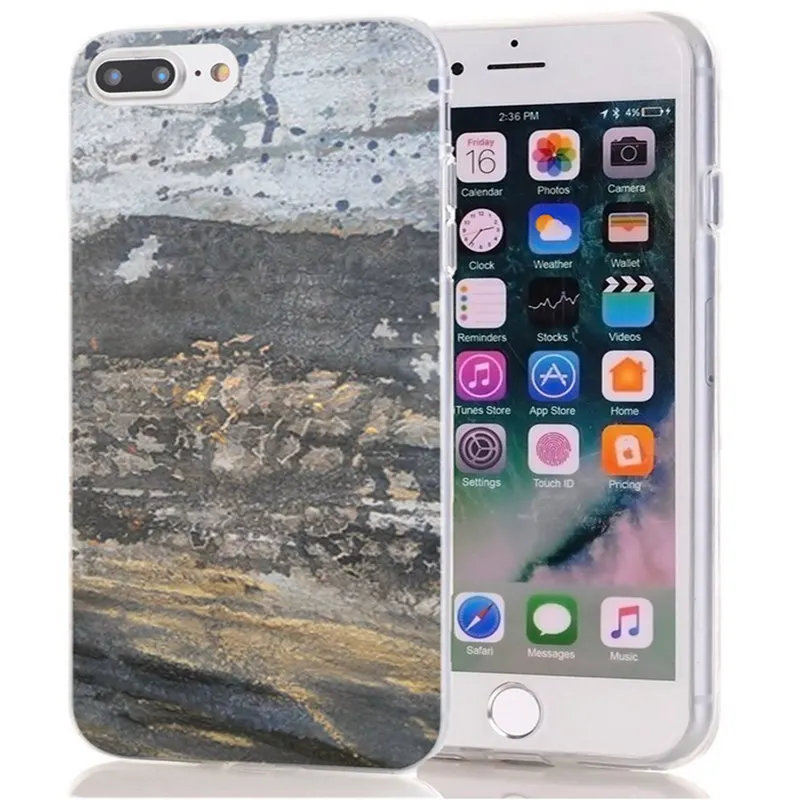 TPU Luxury For iPhone 6 6S/6 Plus Soft Cover Design Marble Galaxy 7 8 X XS XR Max Phone Back Fundas N179 |