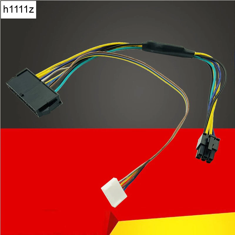 

30CM Modular Power Supply Cable ATX 24Pin 24 Pin Female to 6Pin 6-Pin Male Mini 6Pin Connector for HP Elite 8100 8200 8300 800G1