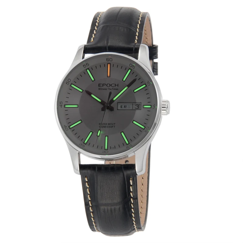 ЭПОХА Часы Бренда водонепроницаемый газообразного трития световой наручные