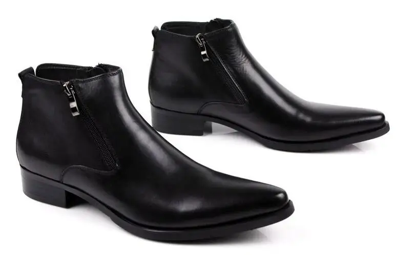 Ботинки мужские из натуральной кожи ручная работа |