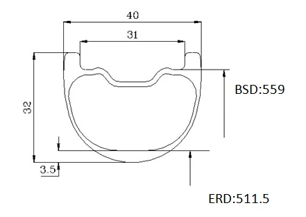 Светильник для горных велосипедов диски DH 40X32mm бескамерные горные колеса с Novatec