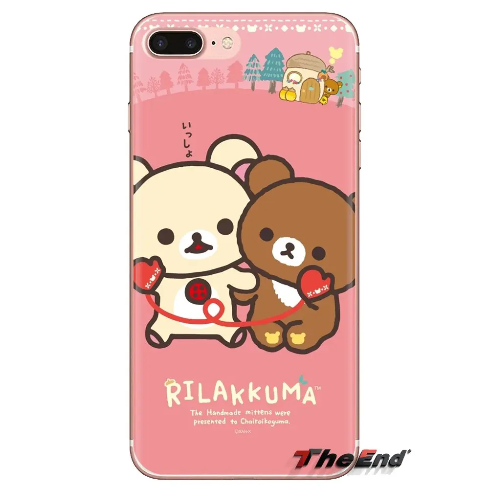 Rilakkuma кошка обои для телефона силиконовый чехол Samsung Galaxy S3 S4 S5 Mini S6 S7 Edge S8 S9 S10 Plus Note 3