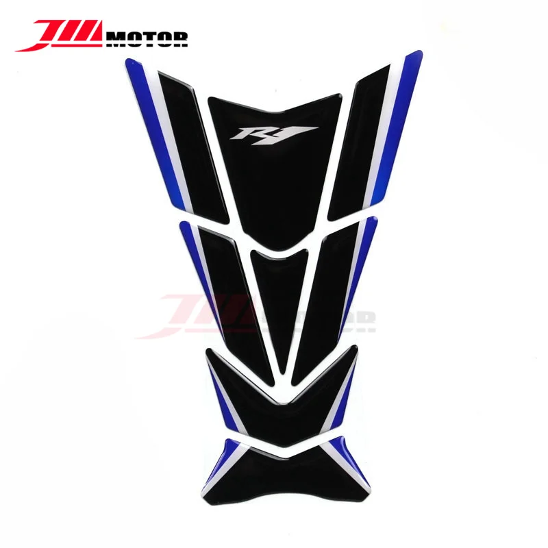 Мотоцикл 3D эмблема топливный бак Pad Защитная Наклейка для YAMAHA YZF R1 YZF-R1 | Автомобили