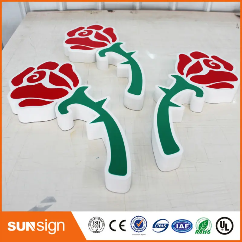 Горячая Распродажа витрины рекламные акриловые светодиодные знаки|channel letters