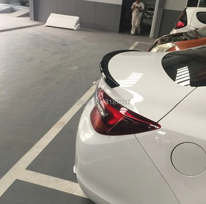 For Buick Regal Spoiler 2013-2015 ABS Plastic Unpainted Color Rear Roof Wing Trunk Lip Boot Cover Car Styling | Автомобили и