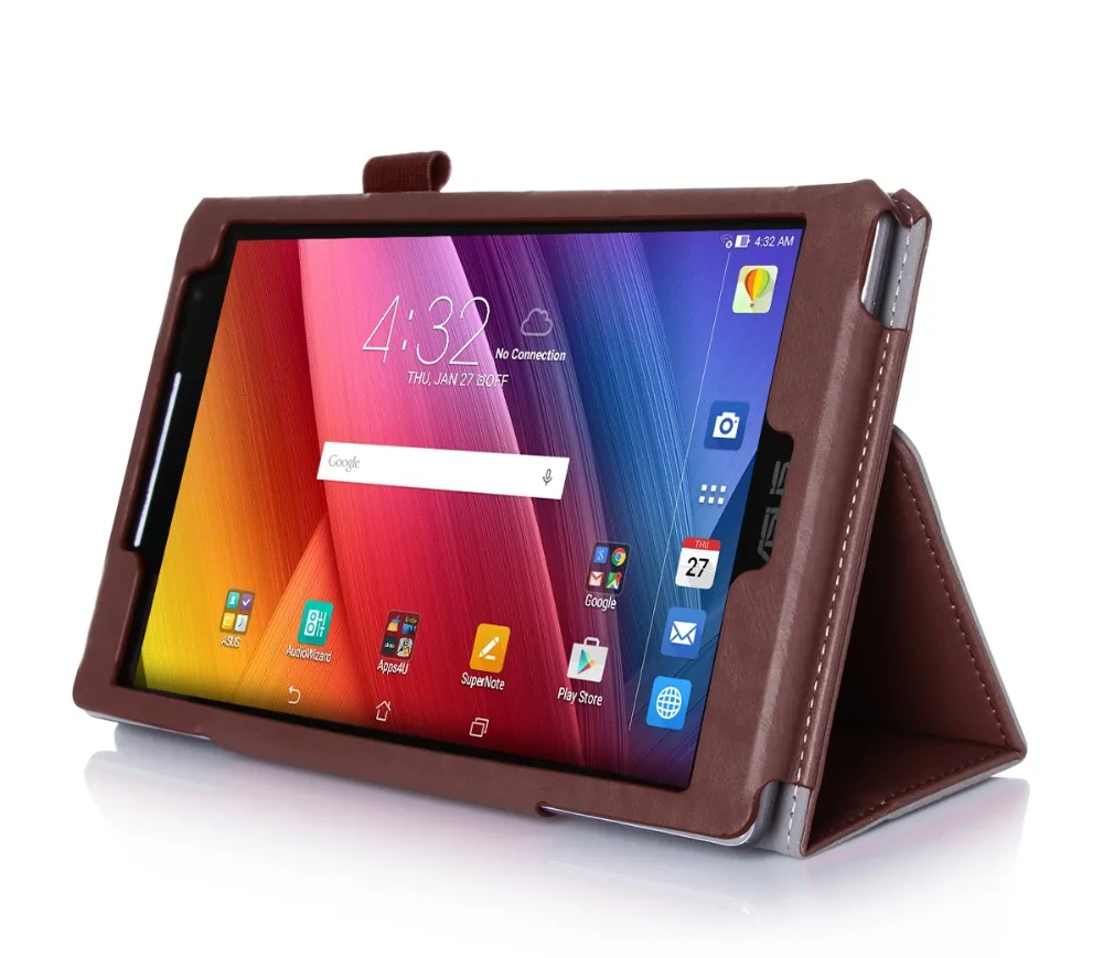 Чехол для ASUS ZenPad 8 0 Z380 Z380C Z380KL Z380KNL Z380M P024 из воловьей кожи с держателем карт и