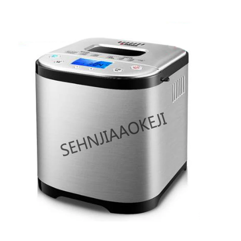 Bread machine 1000g home double tube LCD Stainless steel Fully automatic multifunctional smart dough yogurt cake maker 220V |