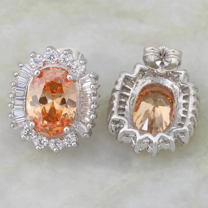 Модные ювелирные изделия фирменный дизайн шампанского кубического циркония