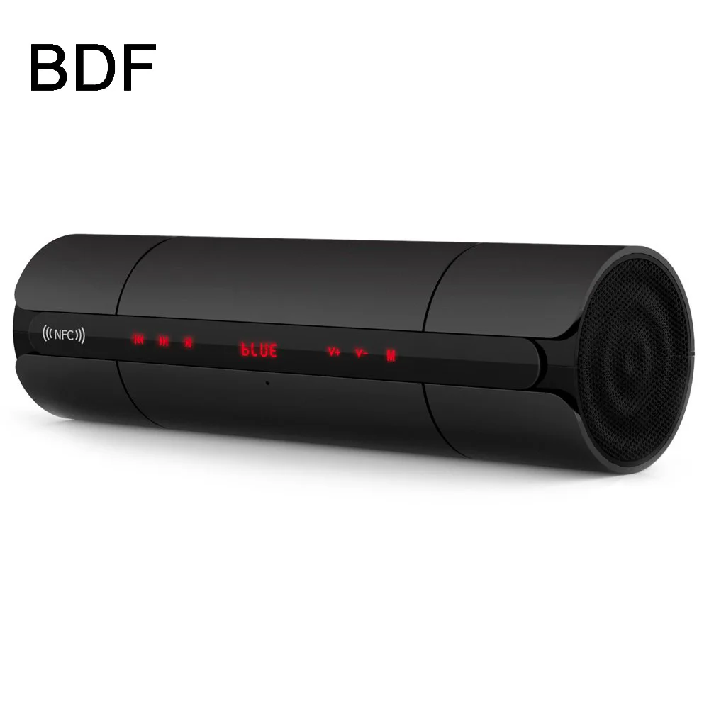 Bdf дома Театр Портативный Bluetooth Динамик Беспроводной NFC fm HiFi стерео громкий s super bass