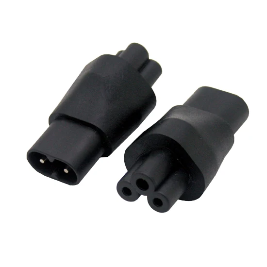 IEC320 C6 Микки штекерным C8 2 контактный разъем адаптер питания C7 к C5 IEC 3Pin женский 2Pin