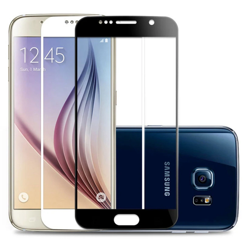 6D полный изогнутые закаленное Стекло для samsung S7 S6 S5 протектор Закаленное Экран