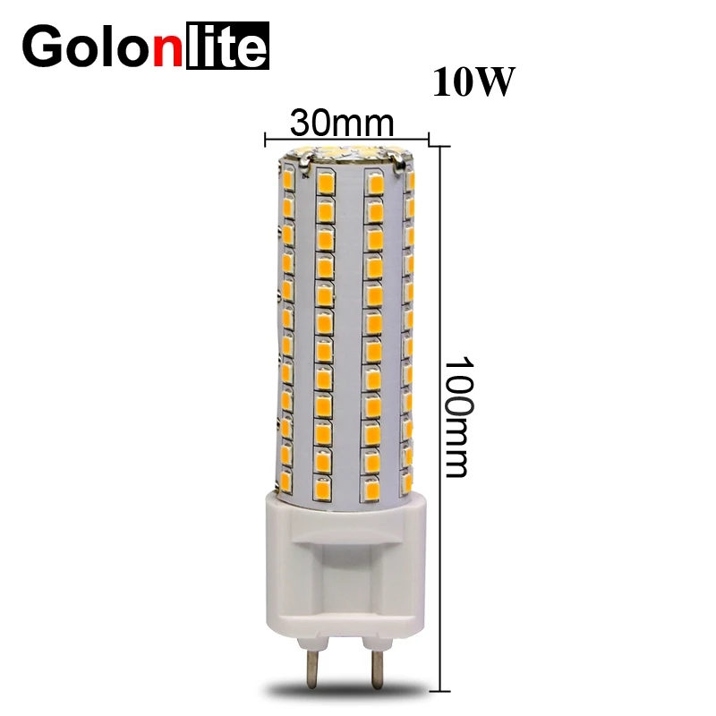 Golonlite 10W 12W G12 светодиодный светильник лампы Светодиодный Светильник Мозоли