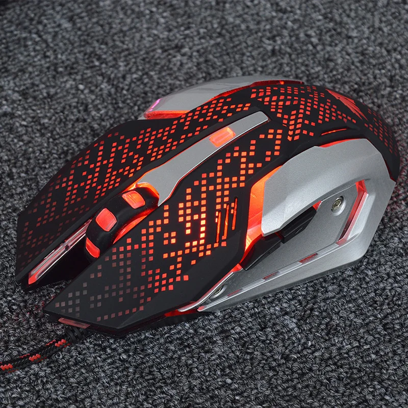 SUNROSE X1 Мышь USB Проводная игровая клавиатура 6 кнопок оптическая компьютерная мышь