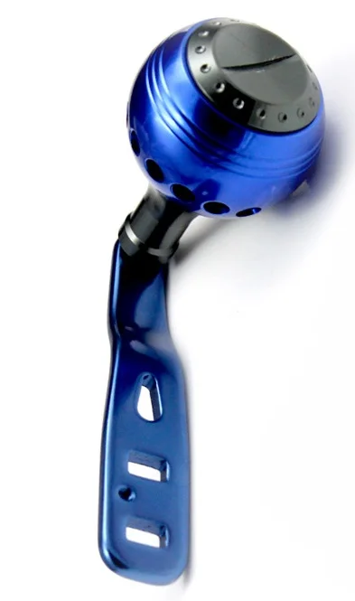 Blue color XESTA Fishing Reel Handle Aluminum Alloy Single Shaker Strong Durable Fishing Reel Rocker For Baitcasting Fishing Tackle Tools - Цвет: Blue color