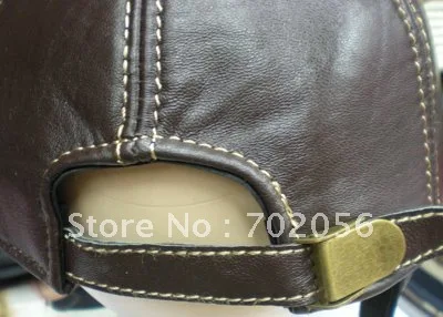 Бейсбольная кепка из козьей кожи с регулируемым ремешком стильная шапка гетры