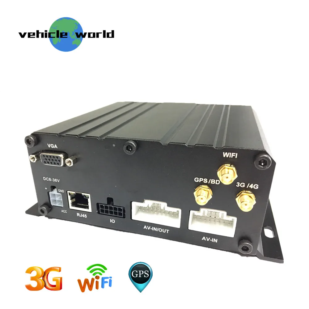 Школьный автобус автомобиль такси прицеп грузовик 2.0MP AHD 1080P HDD SD карта 6Ch GPS WiFi 3G
