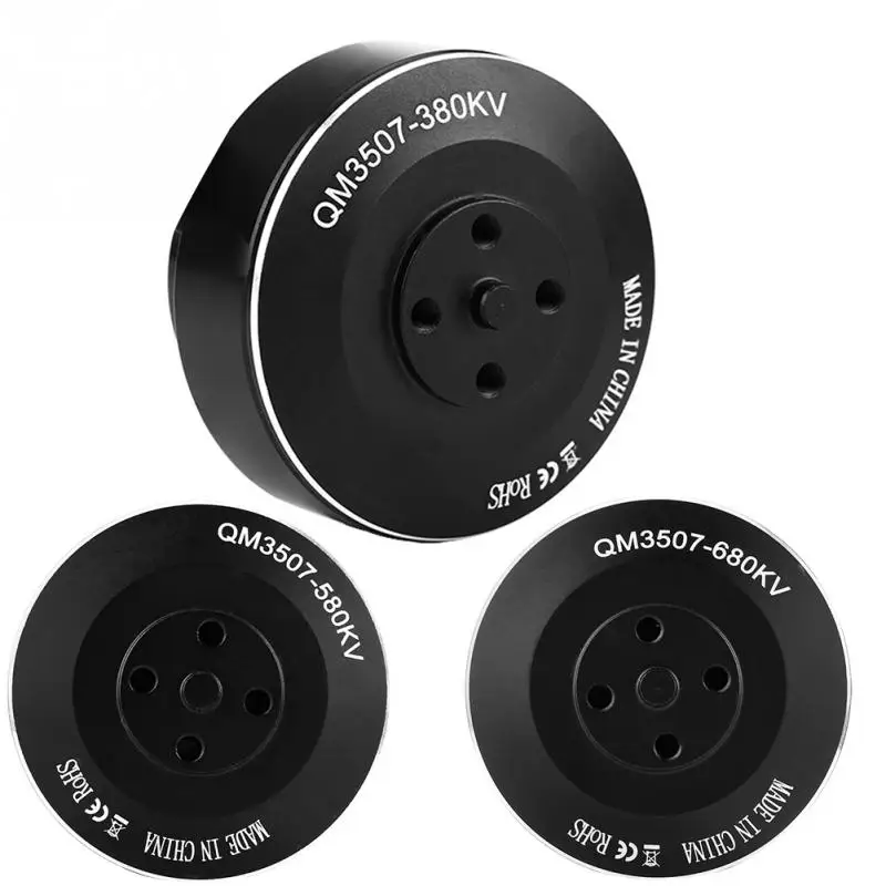 1 шт. Радиоуправляемый двигатель QM3507 380/580/680KV гоночный Водонепроницаемый