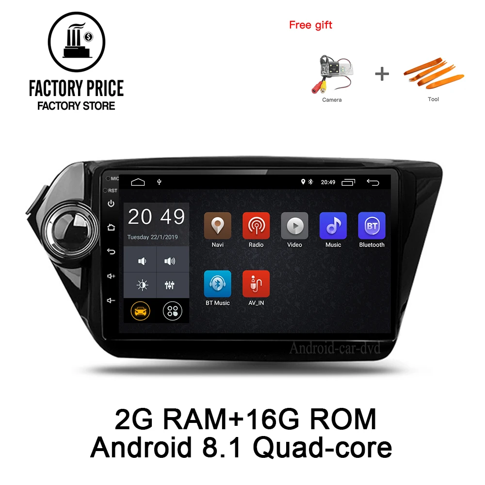 9 дюймов Android 8 1 2 + 16G авто мультимедийное радио gps навигации K2 ips видео плеер для KIA