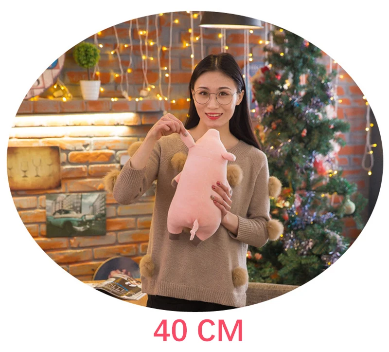 70 см плюшевые мягкие игрушки Kawaii животные розовый поросенок вниз хлопок Peluche Игрушки Дети Девочки большая подушка игрушки для детей рождественские подарки