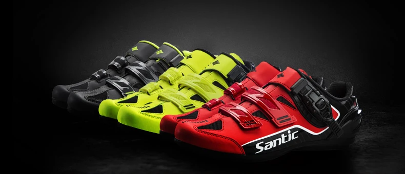 Santic MTB дорожный велосипед Обувь Новое поступление Pro велосипедная обувь резиновая противоскользящая дышащая разблокированная велосипедная Обувь Zapatillas Ciclismo
