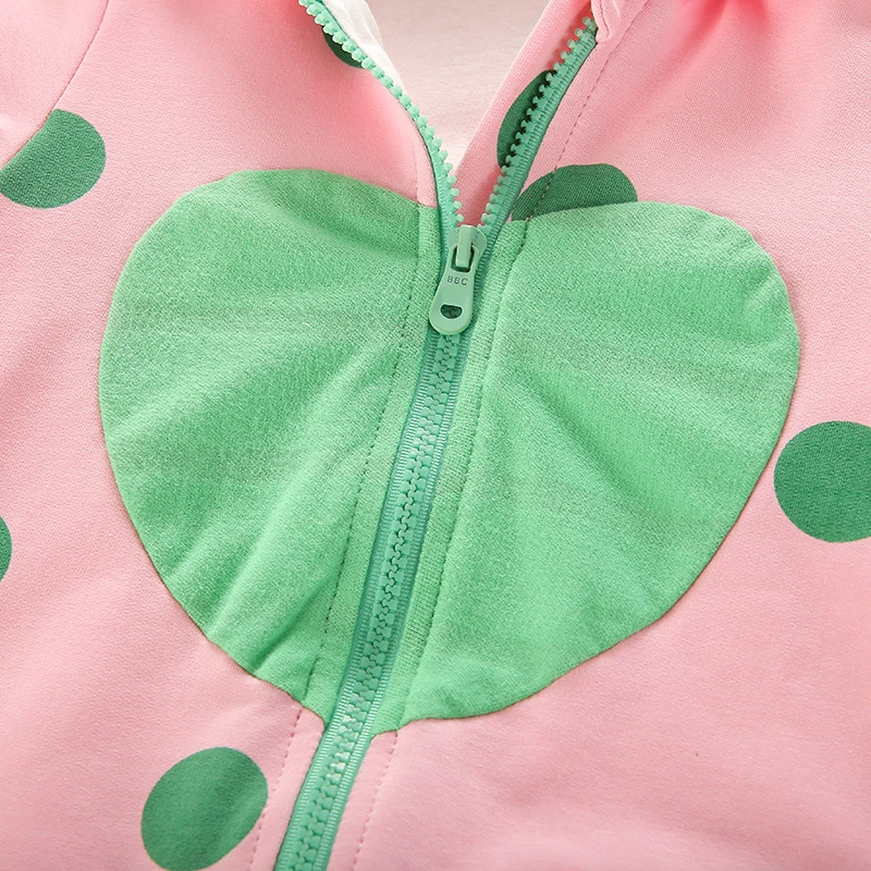 Комбинезон на молнии с капюшоном для новорожденных мальчиков и девочек