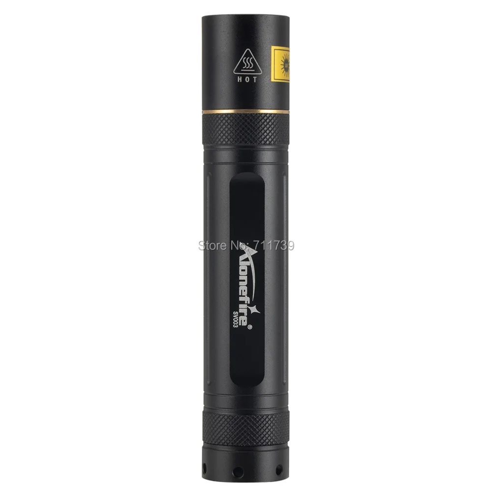AloneFire SV003 Светодиодный УФ фонарик 18650 Скорпион Ультрафиолетовый детектор денег для животных пятна охотничьи маркеры проверки