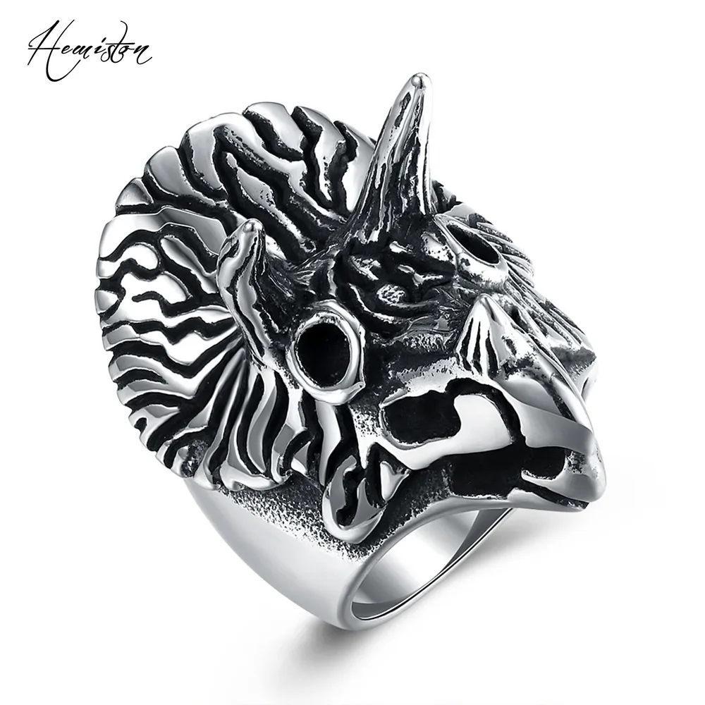 Hemiston мужское кольцо из нержавеющей стали в виде совы для мужчин кольца
