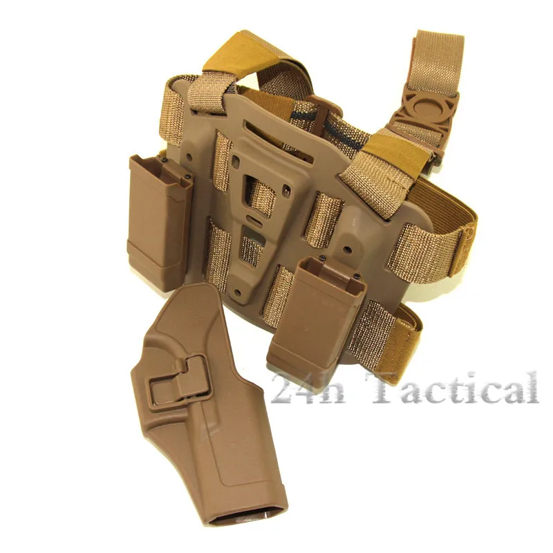 CQC Glock ножная кобура для пистолета 17 19 22 23 Тактический Открытый CS Игры Пистолет