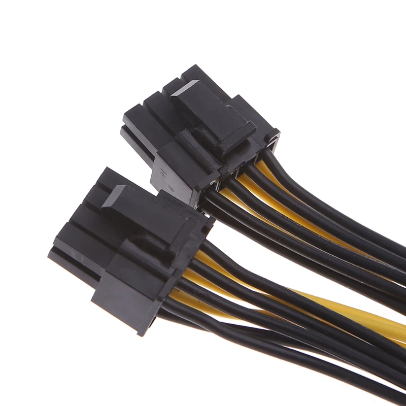 CPU 8 контактный к двойному PCI E (6P + 2 P) сплиттер Кабель питания Шнур 25 см|cable power|cable power