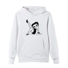 Толстовка мужская флисовая с капюшоном, свитшот на молнии, пикантная уличная одежда в стиле хип-хоп, с принтом куклы для девочек, весна-осень