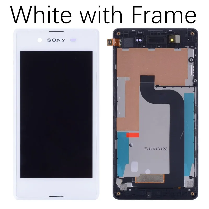 Оригинальный сенсорный ЖК экран для Sony E3 дигитайзер с рамкой SONY D2203 D2206 D224