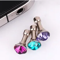 SUEF 5 шт. Универсальный 3 мм Diamond пыли разъем Аксессуары для мобильных телефонов